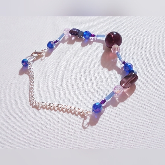 Enchanted Bracelet Purple Adjustable Clasps Handmade Novelty Jewelry - Picture 14 of 16